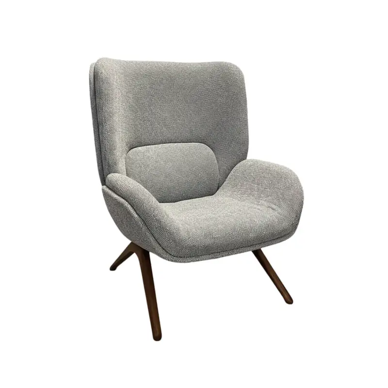 Offre Spéciale Easy chair LEPAL Greyish Blue/ WalnutARPER