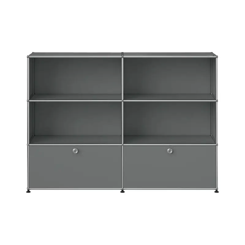 Meuble de rangement USM HALLER M65 Gris MoyenUSM HALLER Quantité Limitée