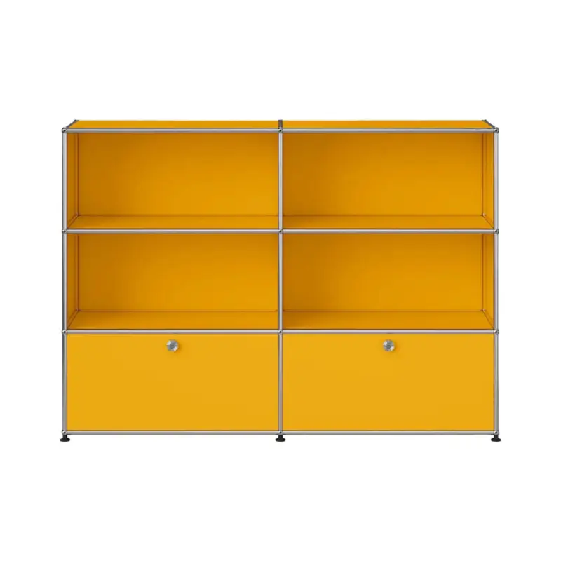 Prix Bas Storage Unit USM HALLER M65 Yellow GoldUSM HALLER