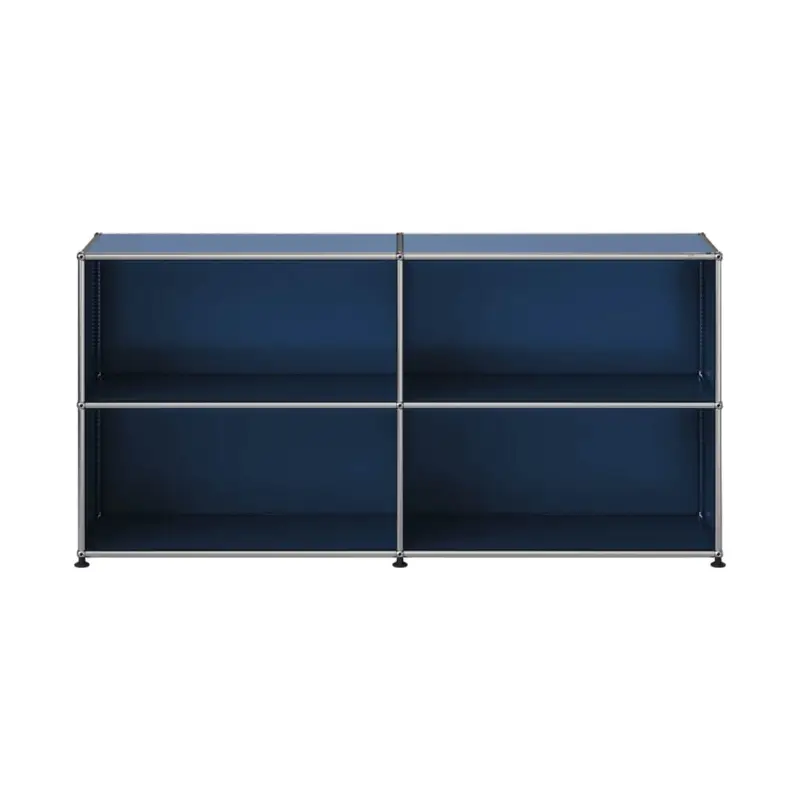 Nouveauté Meuble de rangement USM HALLER M67 Bleu AcierUSM HALLER