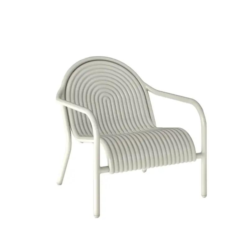 Outdoor Chair and Small Lounge Chair GROOVE lounge PuttyTOM DIXON Nouvelle Collection