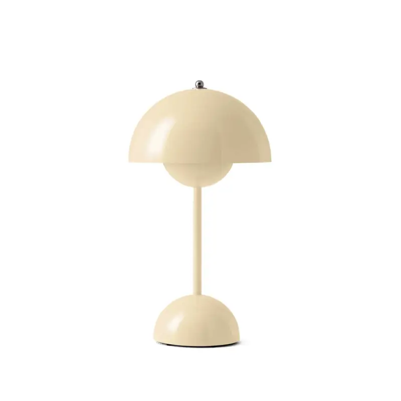 Lampe à poser FLOWERPOT VP9 sans fil IvoireAND TRADITION Haute Qualité