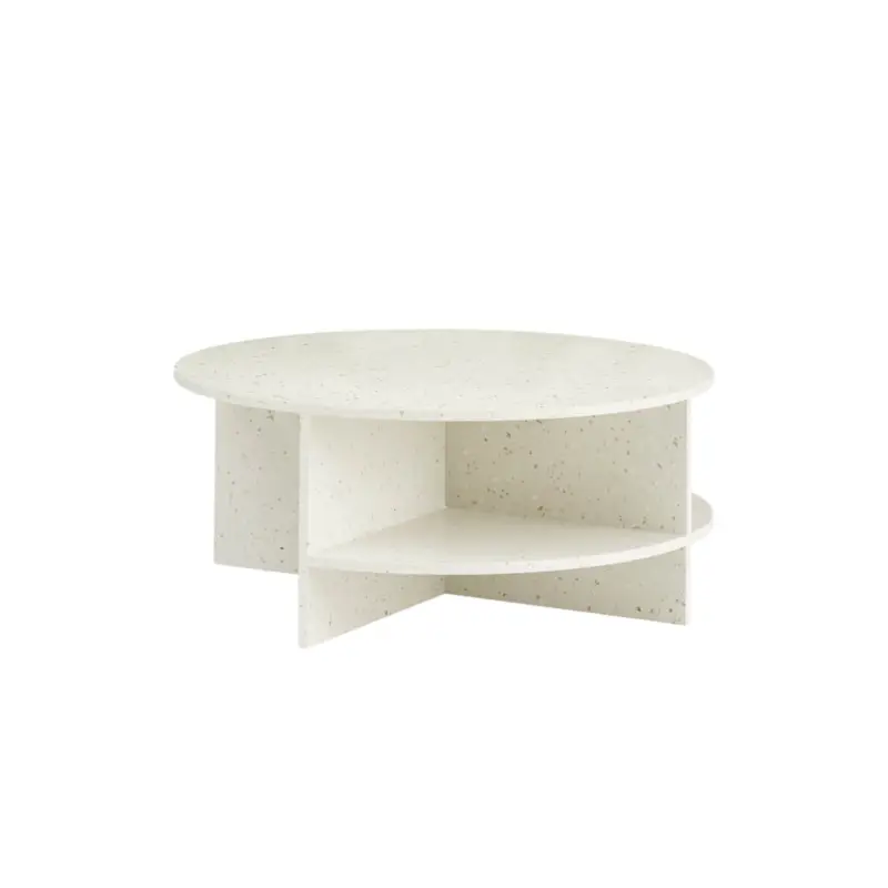 Table basse HALVES Blanc cassé TerrazzoMUUTO Bon Plan