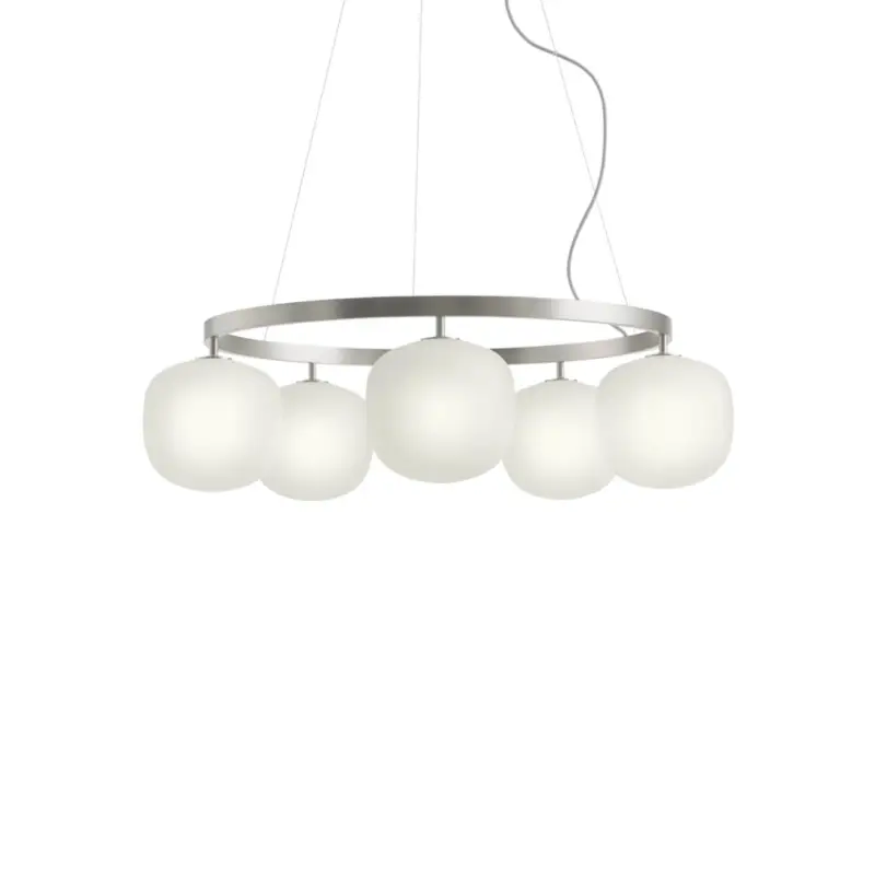 Suspension RIME CHANDELIER Aluminium grisMUUTO Promotion Saisonnière