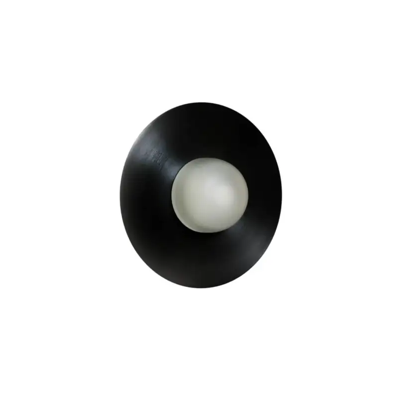 Wall light ALBA SIMPLE Blackened brass/ frostedCONTAIN Super Prix