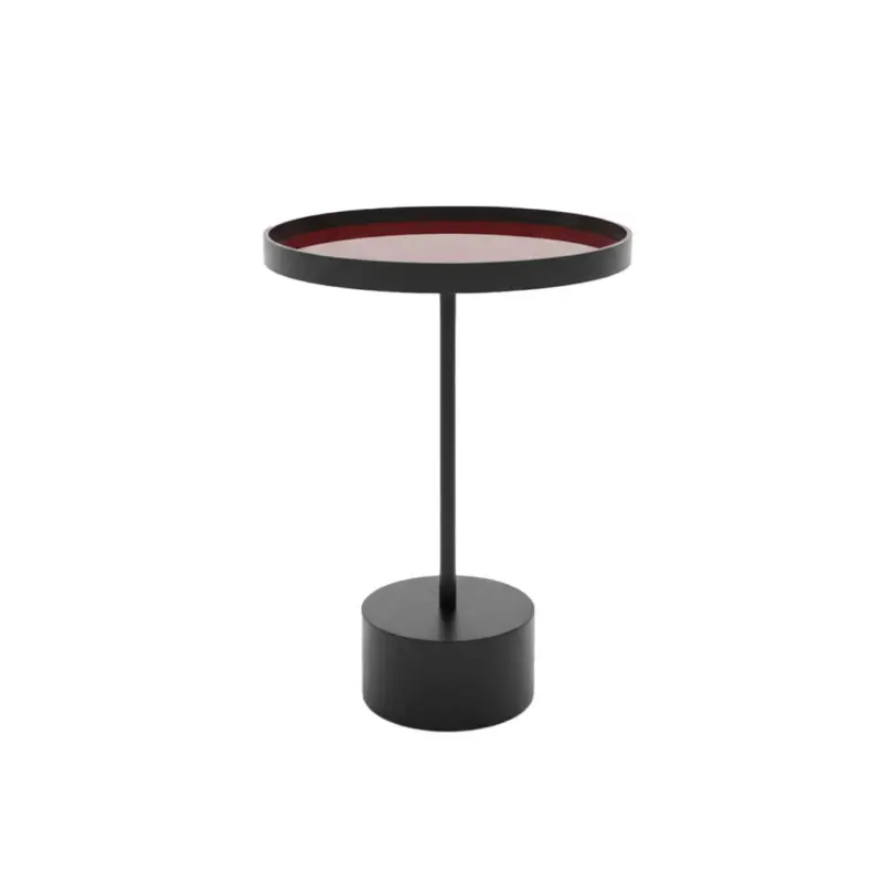 Coffee Table 9 Marquina Marble / Brick RedCASSINA Prix Bas