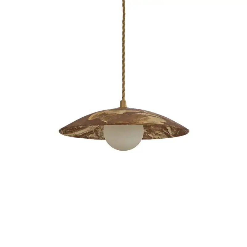 Dernier Modèle Pendant Light CERAMIC 26 Red Stratum SeriesCONTAIN