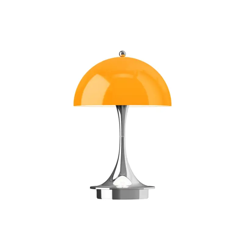 Portable Lamp PANTHELLA 160 PORTABLE V3 Opal orange/ chromeLOUIS POULSEN Offre Limitée