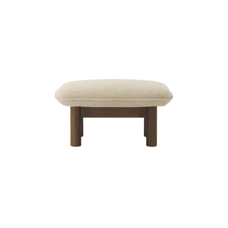 Pouf BRASILIA Chêne Foncé/ Audo Bouclé 02AUDO COPENHAGEN Dernier Modèle