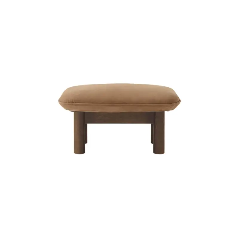 Vente Directe Pouffe BRASILIA Dark Oak/ Dunes Camel 21004AUDO COPENHAGEN