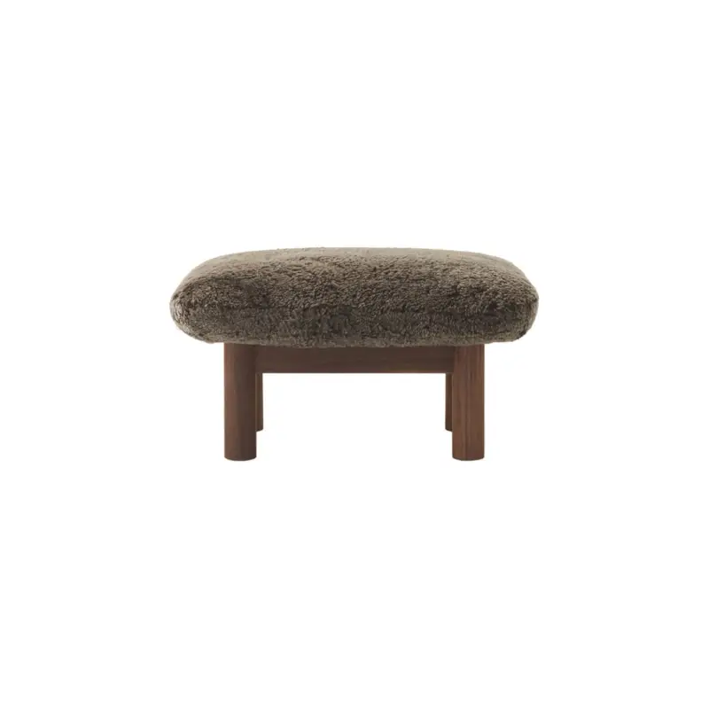 Meilleur Prix Pouf BRASILIA Noyer/ Sheepskin RootAUDO COPENHAGEN
