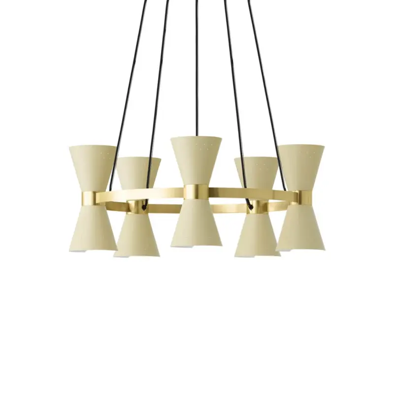 Suspension COLLECTOR Chandelier 6 CrèmeAUDO COPENHAGEN Prix Bas
