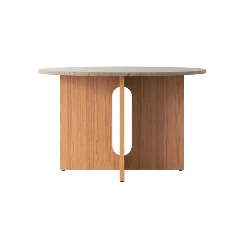 Table ANDROGYNE Ø 120 Chêne Naturel/ Kunis BrecciaAUDO COPENHAGEN Prix Cassé