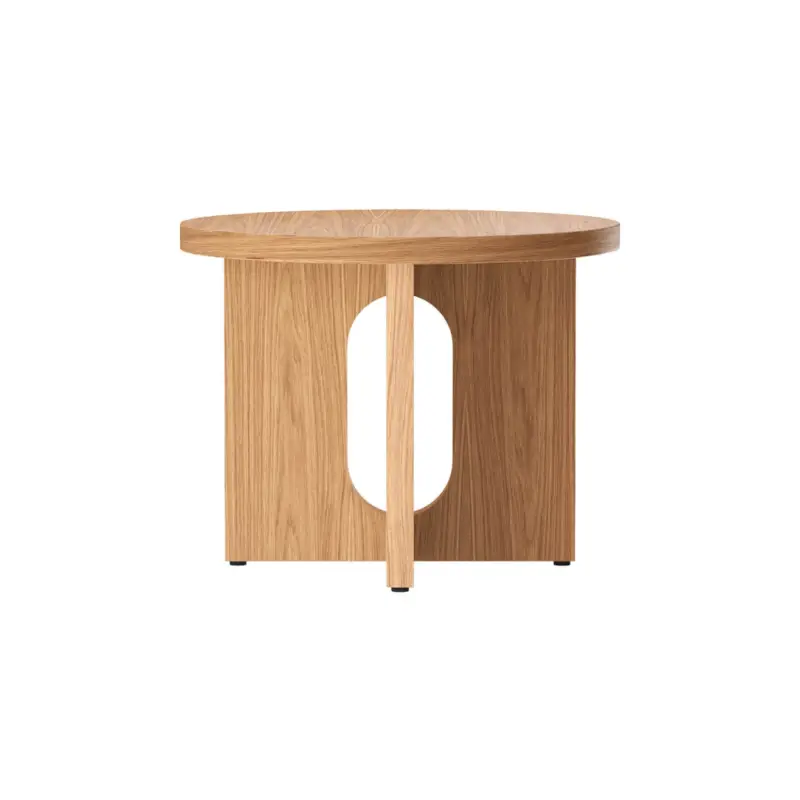 Coffee Table ANDROGYNE Ø 50 Natural OakAUDO COPENHAGEN Vente Flash