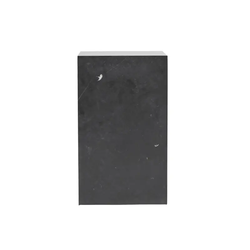 Side Table PLINTH TALL Nero Marquina MarbleAUDO COPENHAGEN Produit De Marque