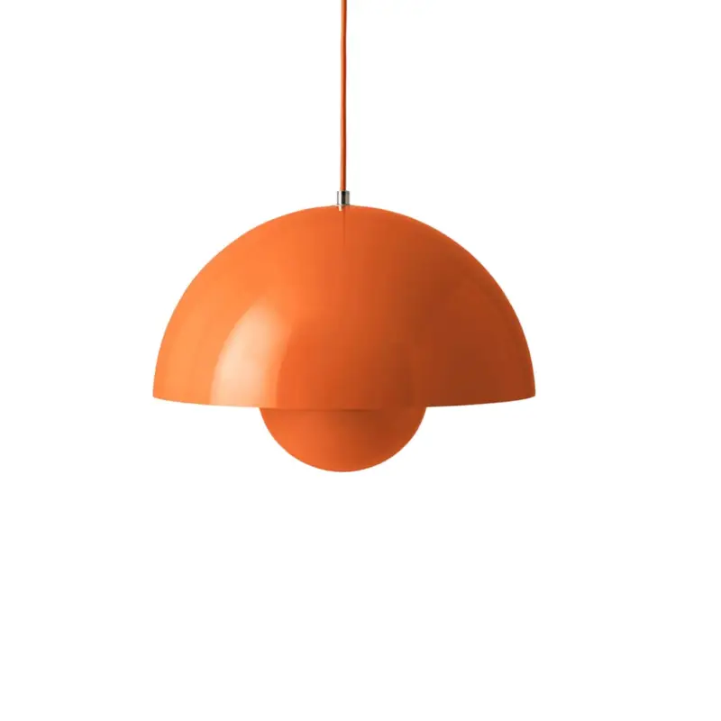 Prix Choc Pendant Light FLOWERPOT VP7 Zesty orangeAND TRADITION