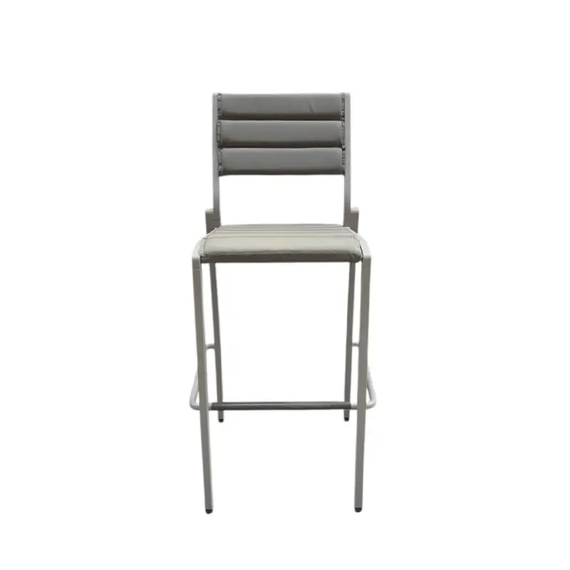 Nouvel Arrivage Tabouret extérieur LATITUDE Gris avec coussin d'assise et de dossierKETTLER