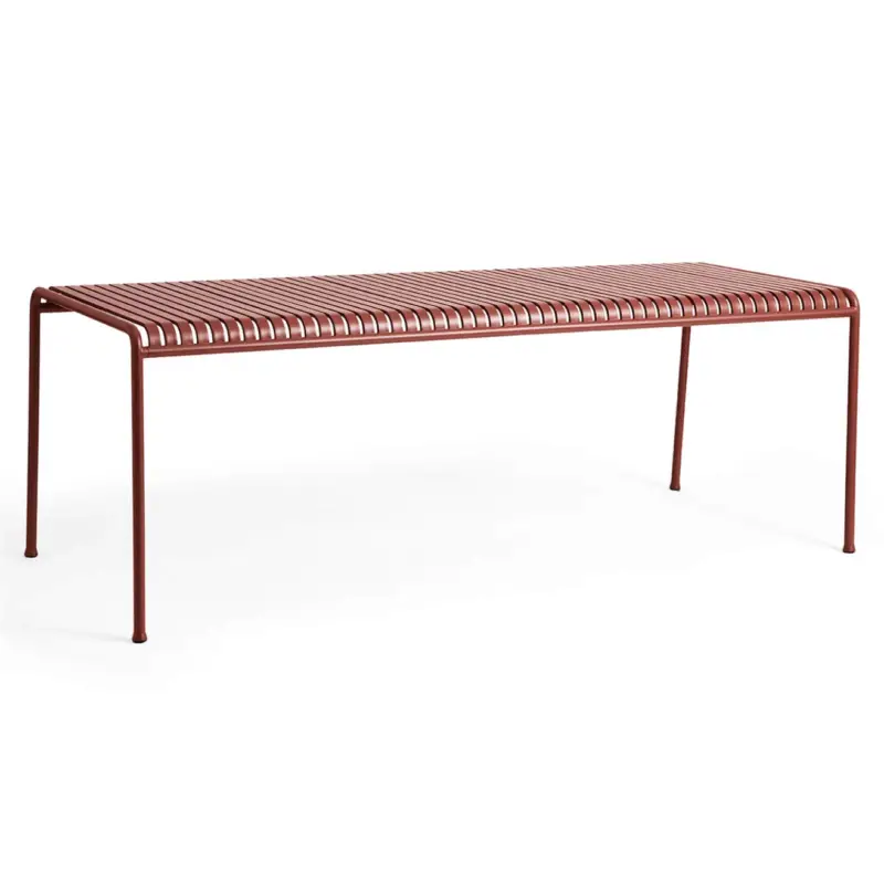 Table extérieure PALISSADE L 220 Rouge ferHAY Offre Exclusive