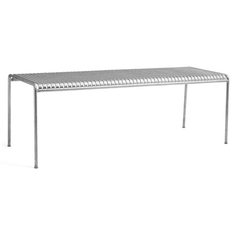 Nouveauté Outdoor Table PALISSADE W 220 GalvanisedHAY