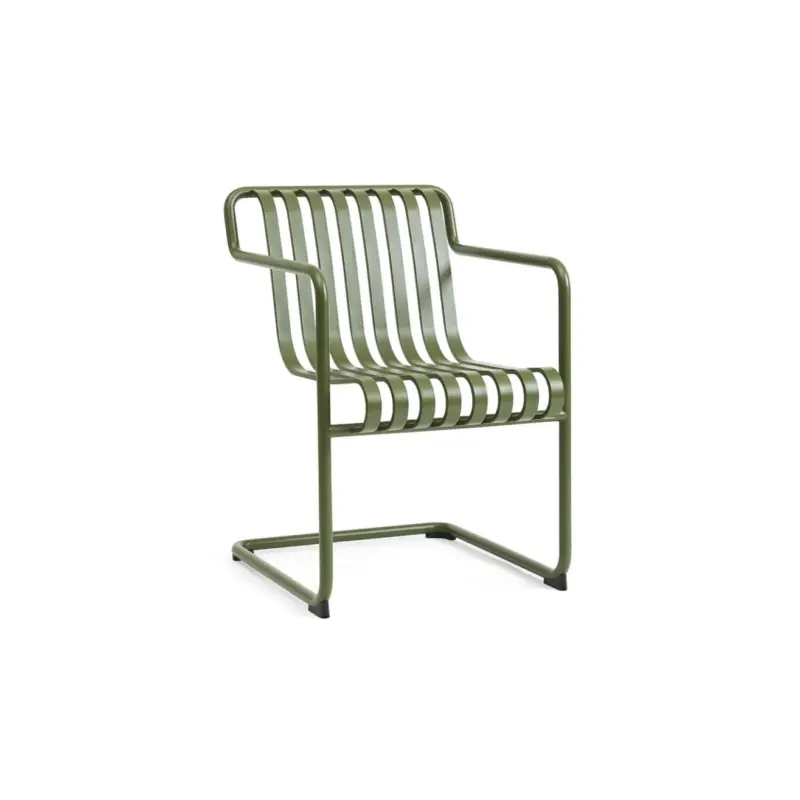 Outdoor Chair and Small Lounge Chair PALISSADE CANTILEVER Dining Olive greenHAY Expédié Aujourd'hui