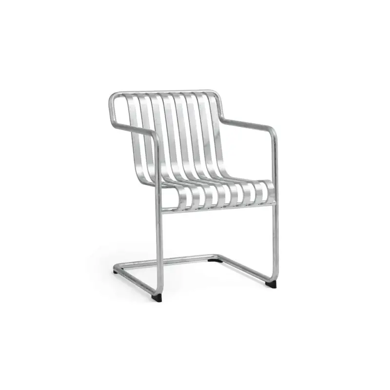 Certifié Outdoor Chair and Small Lounge Chair PALISSADE CANTILEVER Dining GalvanisedHAY