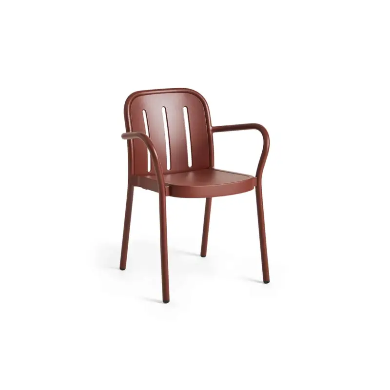 Outdoor Chair and Small Lounge Chair DEVILLE with armrests RedHAY Top Vente