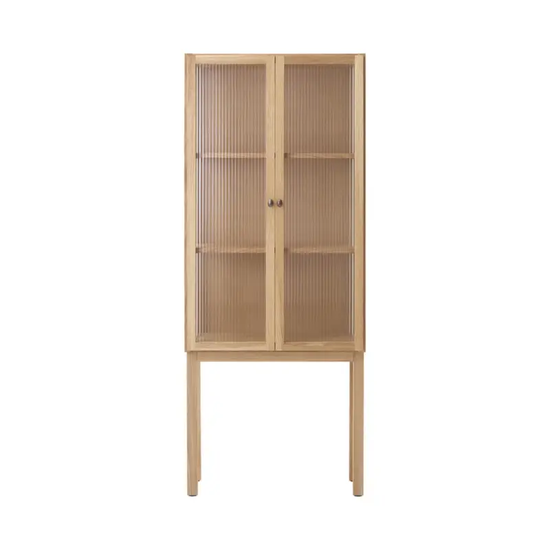 Expédition Rapide Meuble de rangement CURIOSITY CABINET TALL Chêne NaturelAUDO COPENHAGEN