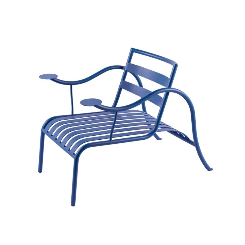 Commander Vite Fauteuil THINKING MAN&rsquo;S CHAIR Bleu violetCAPPELLINI
