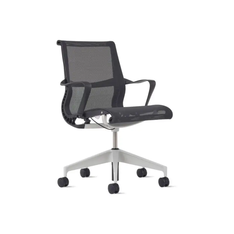 Nouveauté Office Chair SETU Carbon / Silver AlloyHERMAN MILLER