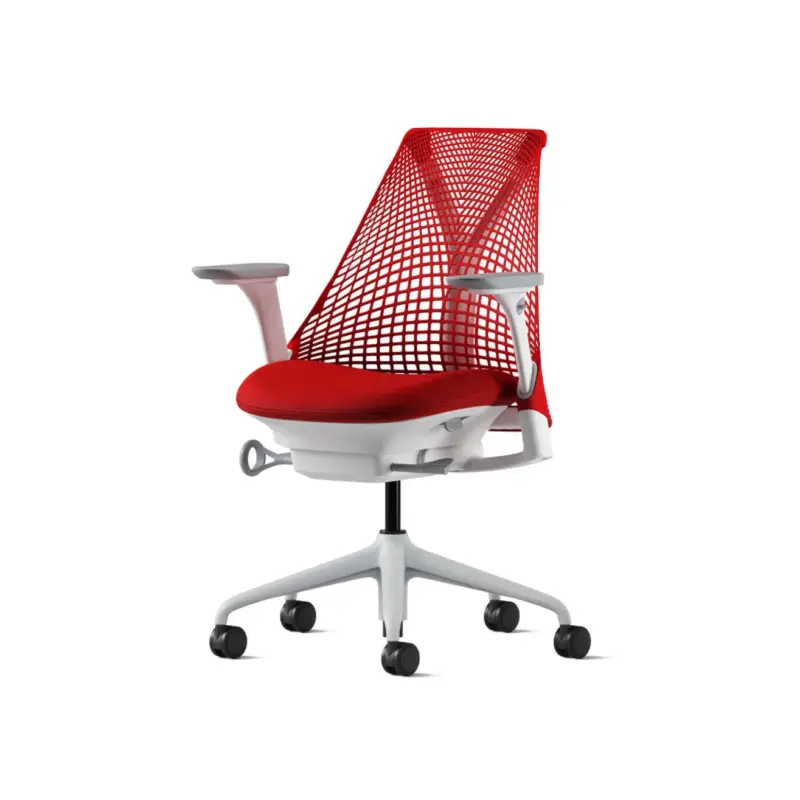 Must-Have Fauteuil de bureau SAYL Rouge Cerise / FogHERMAN MILLER