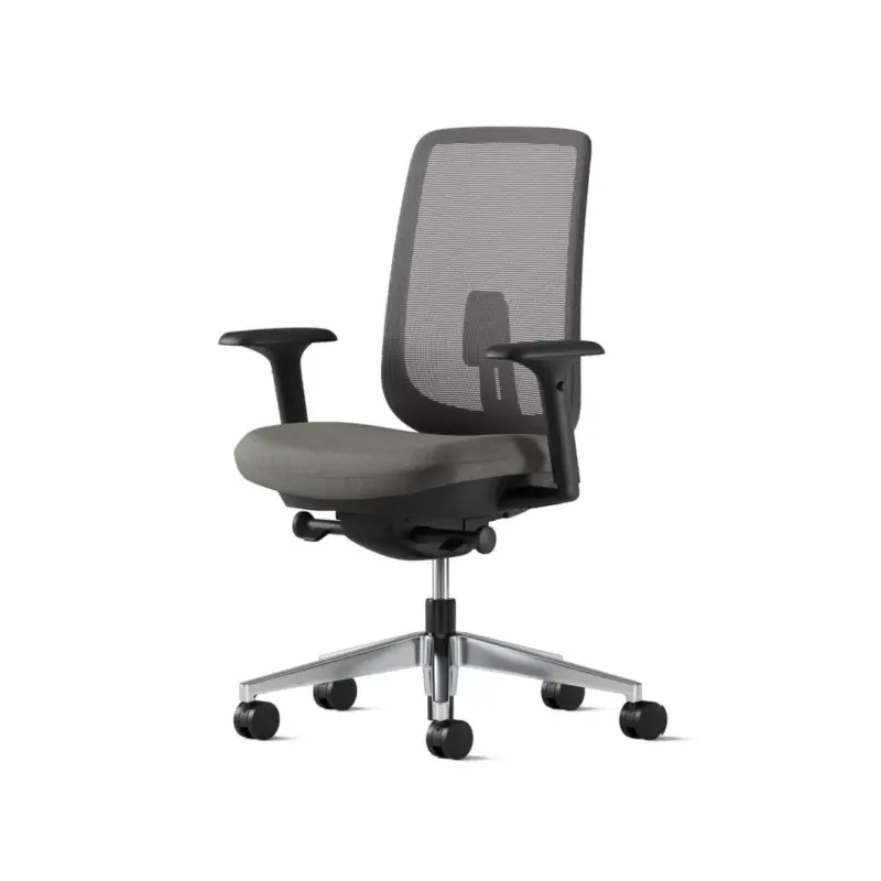 Office Chair VERUS Slate Black 143 / Polished AluminiumHERMAN MILLER Acheter Direct