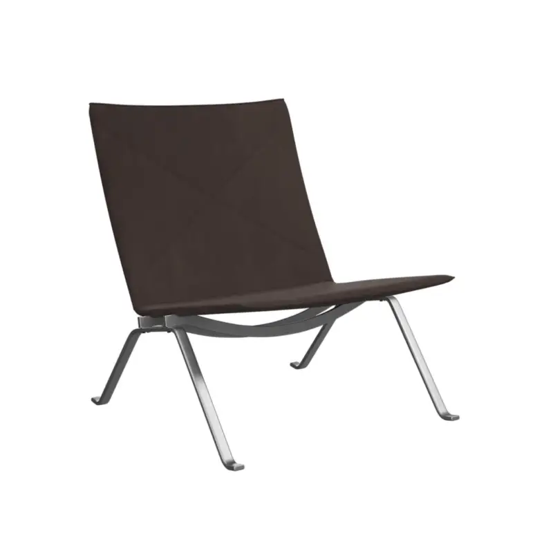 Fauteuil PK22 Cuir Haze Marron foncéFRITZ HANSEN Bon Marché