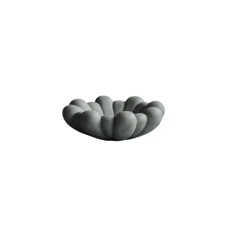 Table Centrepiece BLOOM TRAY medio Dark grey101 COPENHAGEN Certifié