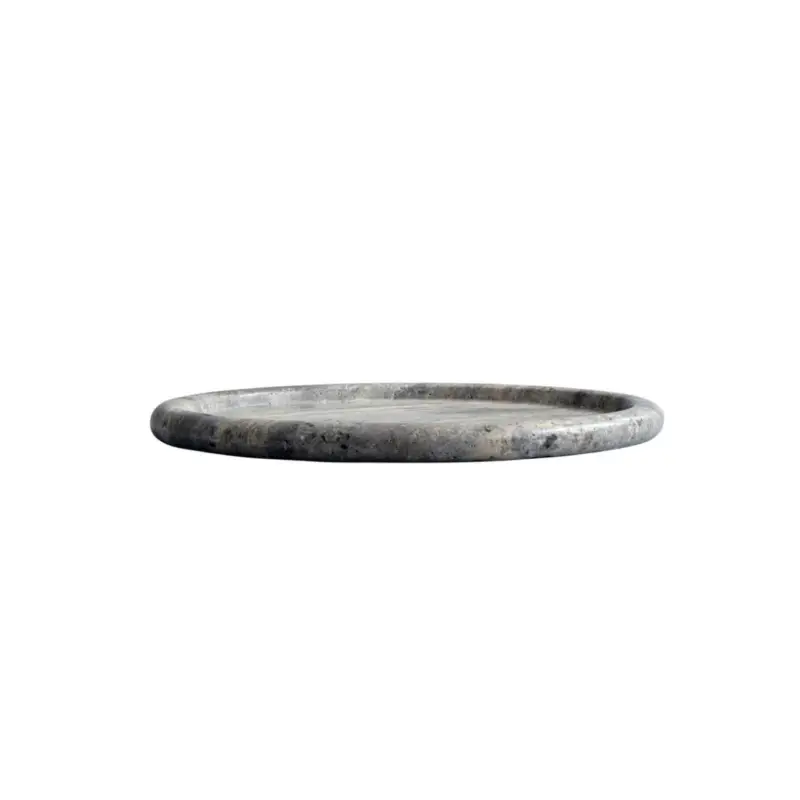 Acheter Direct Tray, Dish ENKAI TRAY maxi Silver travertine101 COPENHAGEN