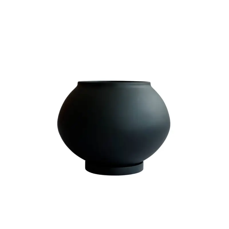 Expédition Rapide Pot et jardinière SUNAO FAT HEXA Noir101 COPENHAGEN