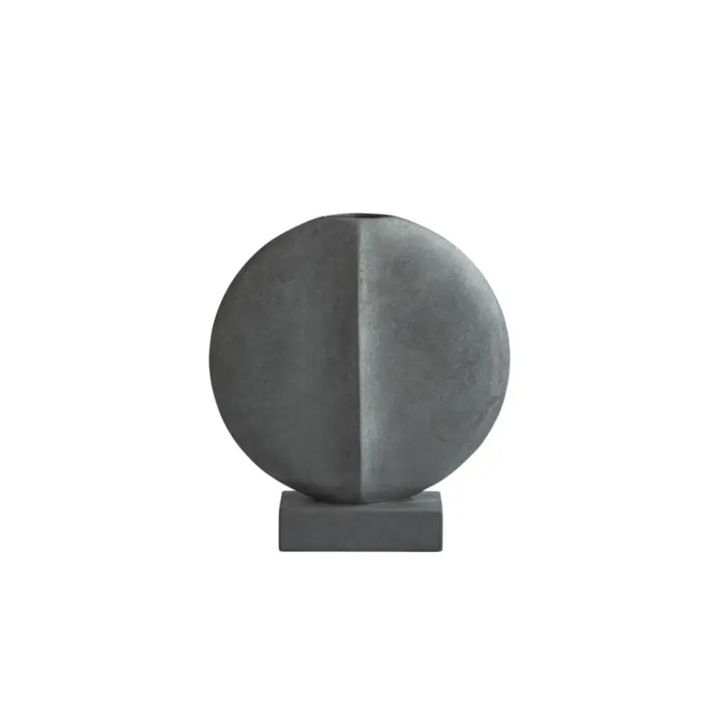 Dernier Modèle Vase GUGGENHEIM Mini Dark grey101 COPENHAGEN