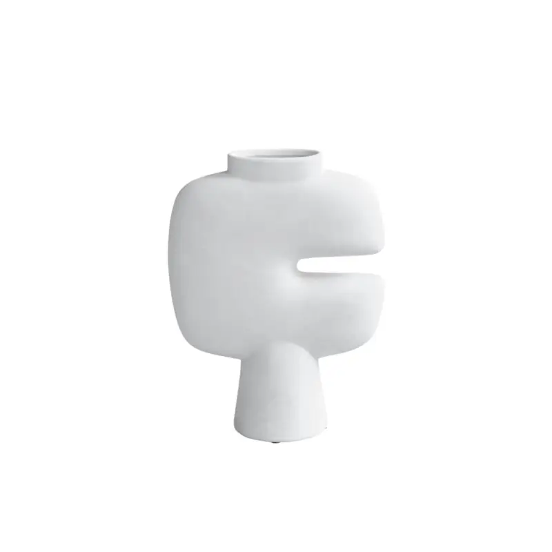 Achat Immédiat Vase TRIBAL medio Bone white101 COPENHAGEN