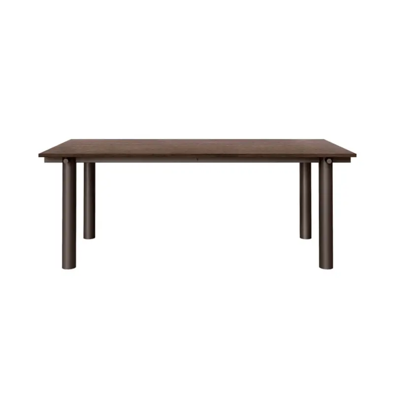 Jusqu'à Épuisement Des Stocks Dining Table ATURA 200x90 Dark Oak, Black LegsFERM LIVING