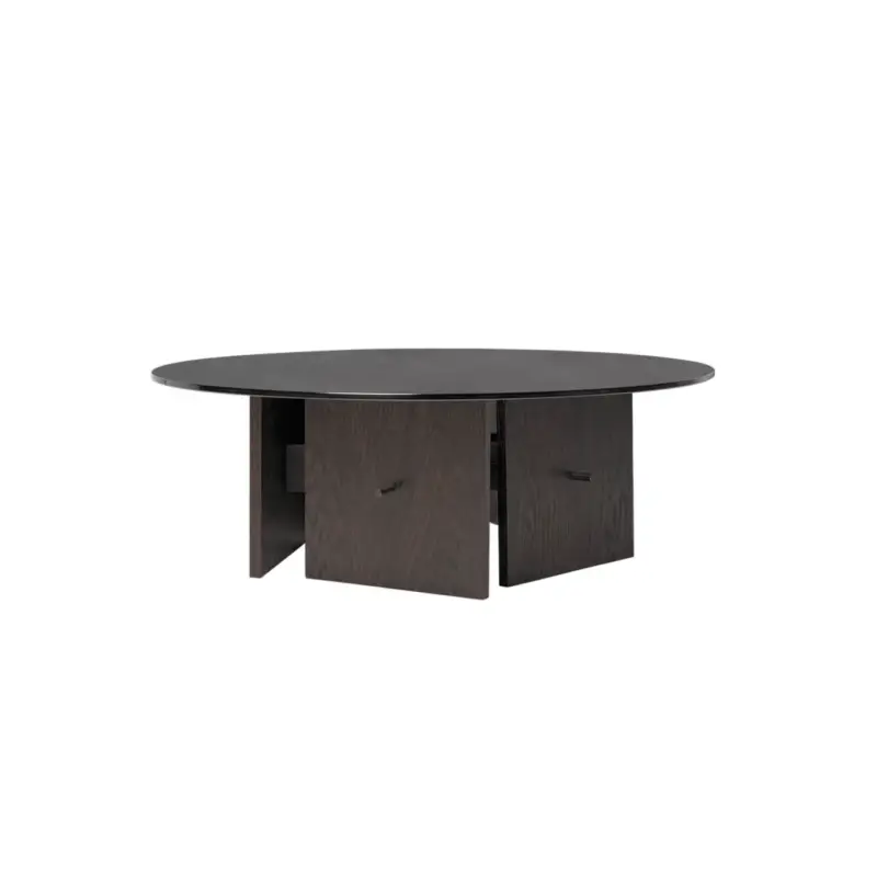 Usine Directe Coffee Table AUKKO Dark OakFERM LIVING