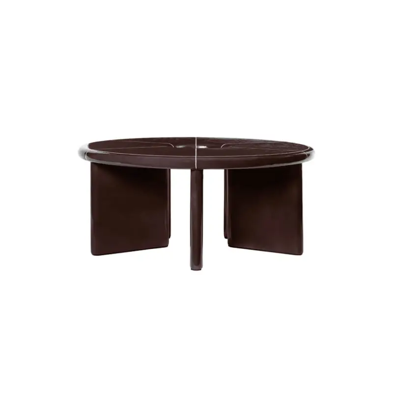 Table basse DEYA Ø80 MarronFERM LIVING Offre Limitée