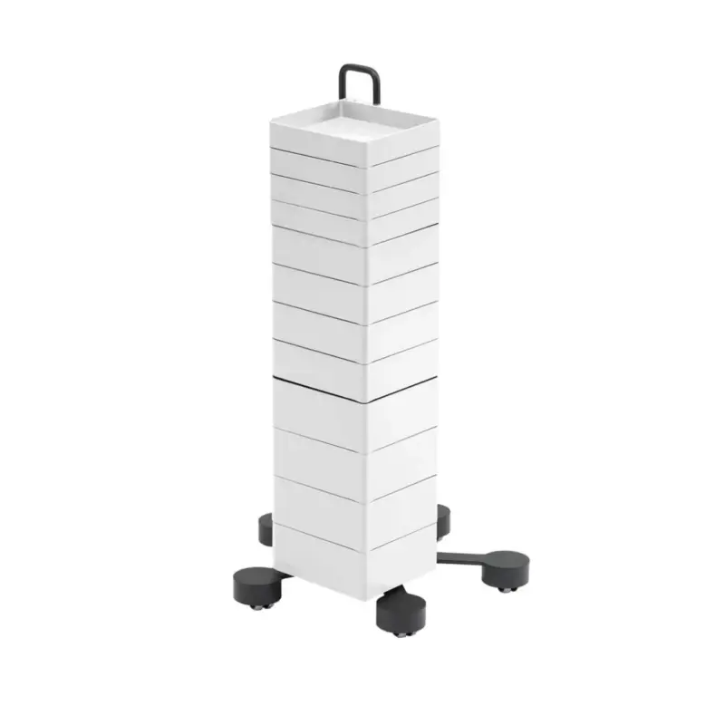 Prix Cassé Storage Unit SPINNY White Coconut / Anthracite GreyB-LINE