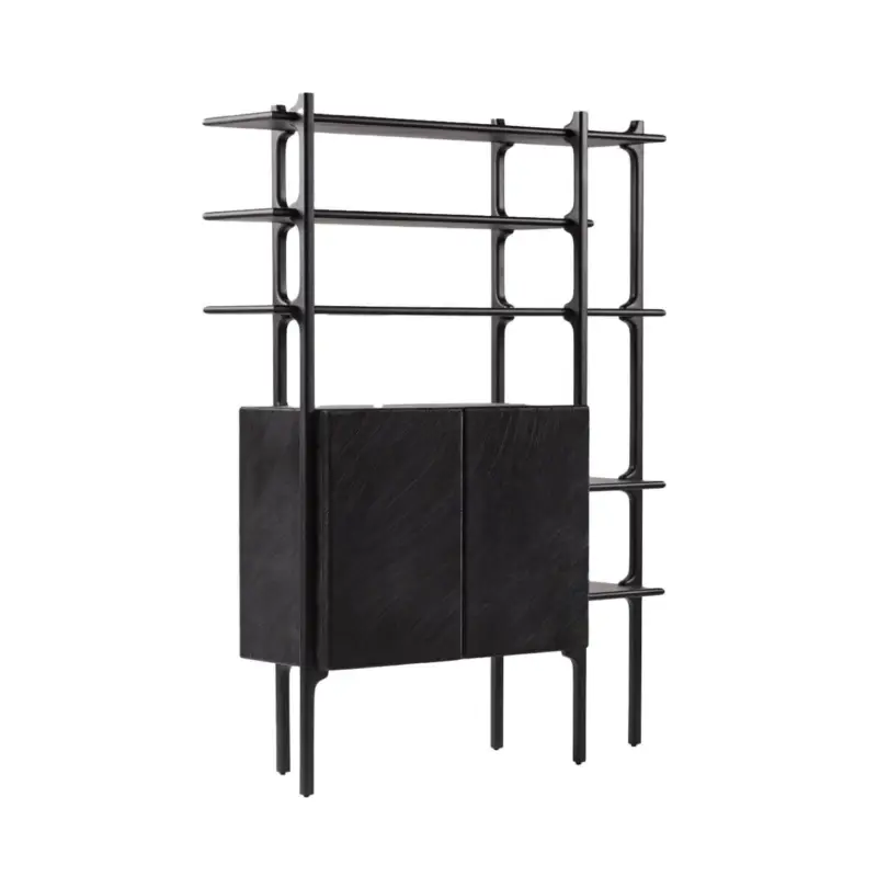 Remise Shelving TARA MAPLE BlackZANAT