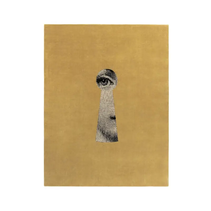 Dernier Modèle Rug FORNASETTI SERRATURA GoldCC-TAPIS