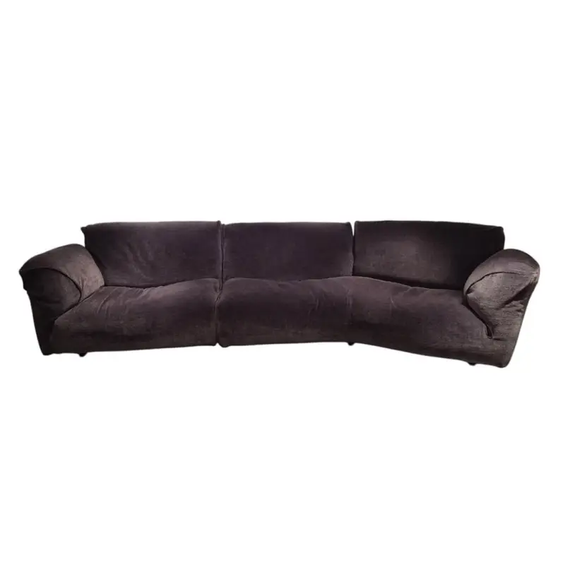 Canapé GRANDE SOFFICE Gris FoncéEDRA Top Vente