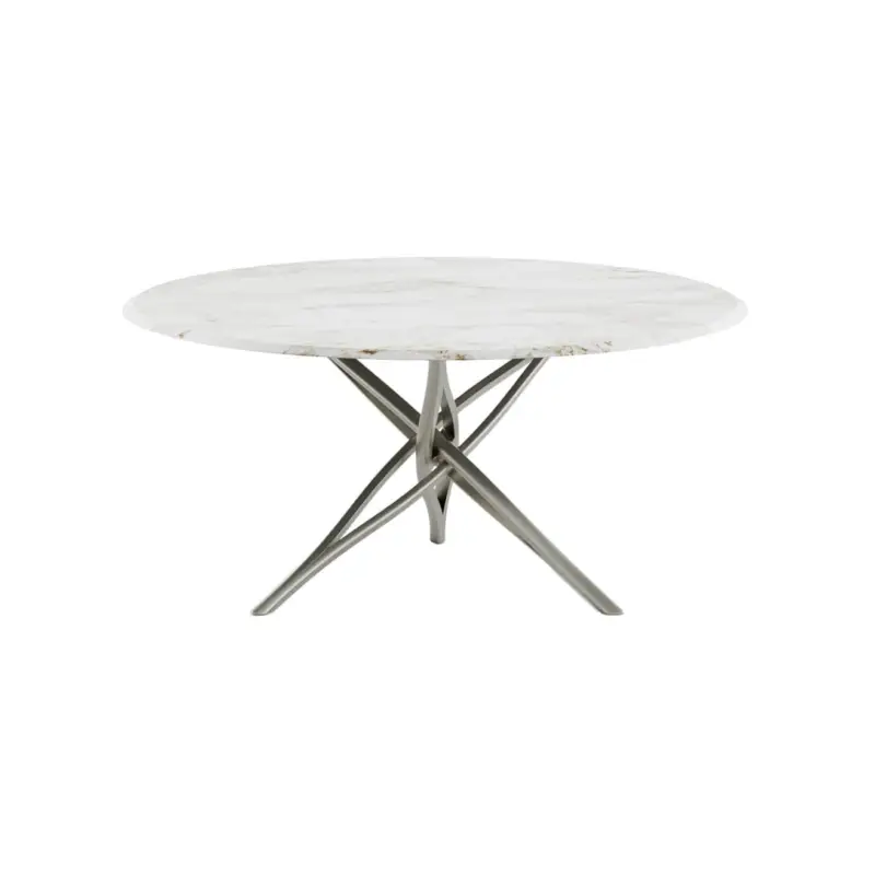 Prix Bas Table SK TABLE Ø 140 Marbre CalacattaMDF