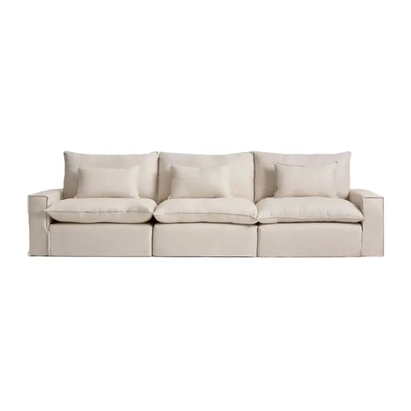 Acheter Direct Canapé ANARELA 5 places Lin BeigeKAVE HOME