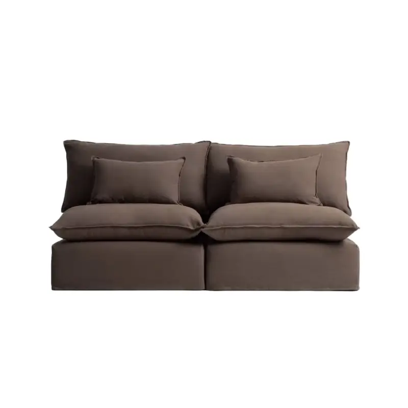 Acheter En Ligne Sofa ANARELA modular 3-seater in Taupe LinenKAVE HOME