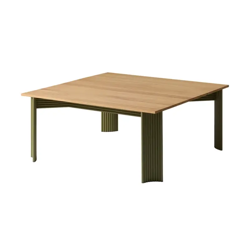 Affaire À Saisir Table extérieure VIDALENTA 170×170 Iroko/ Vert MousseCASSINA