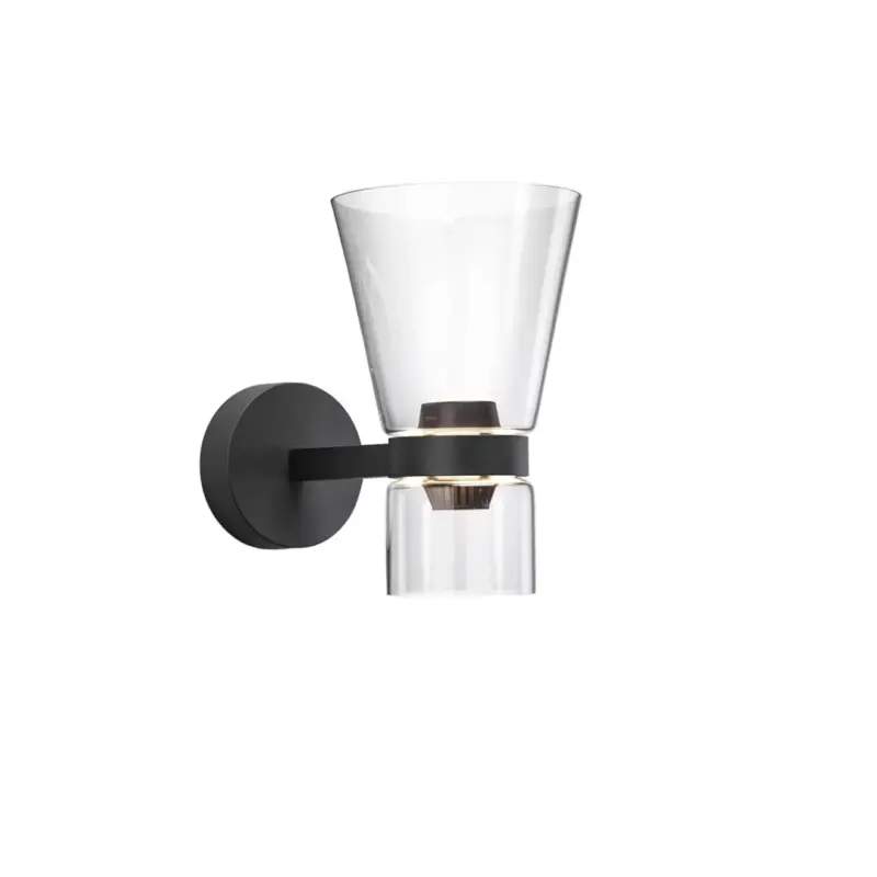 Achetez Aujourd&rsquo;hui Applique NOCTURNE WALL CONE NoirFLOS
