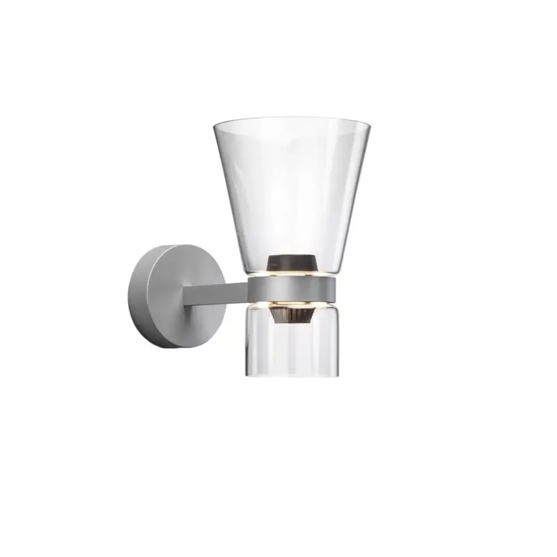 Wall light NOCTURNE WALL CONE SilverFLOS Solde